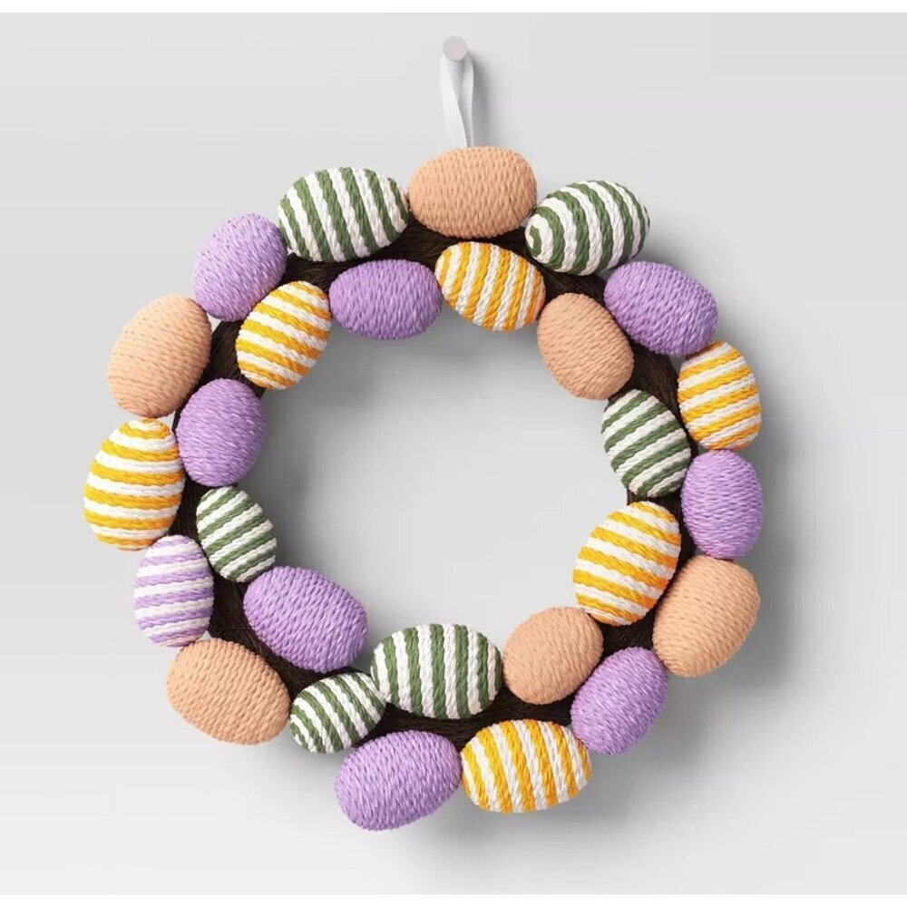 Target Easter Egg Wreath Threshold™ Multicolor Wall Door Decor
